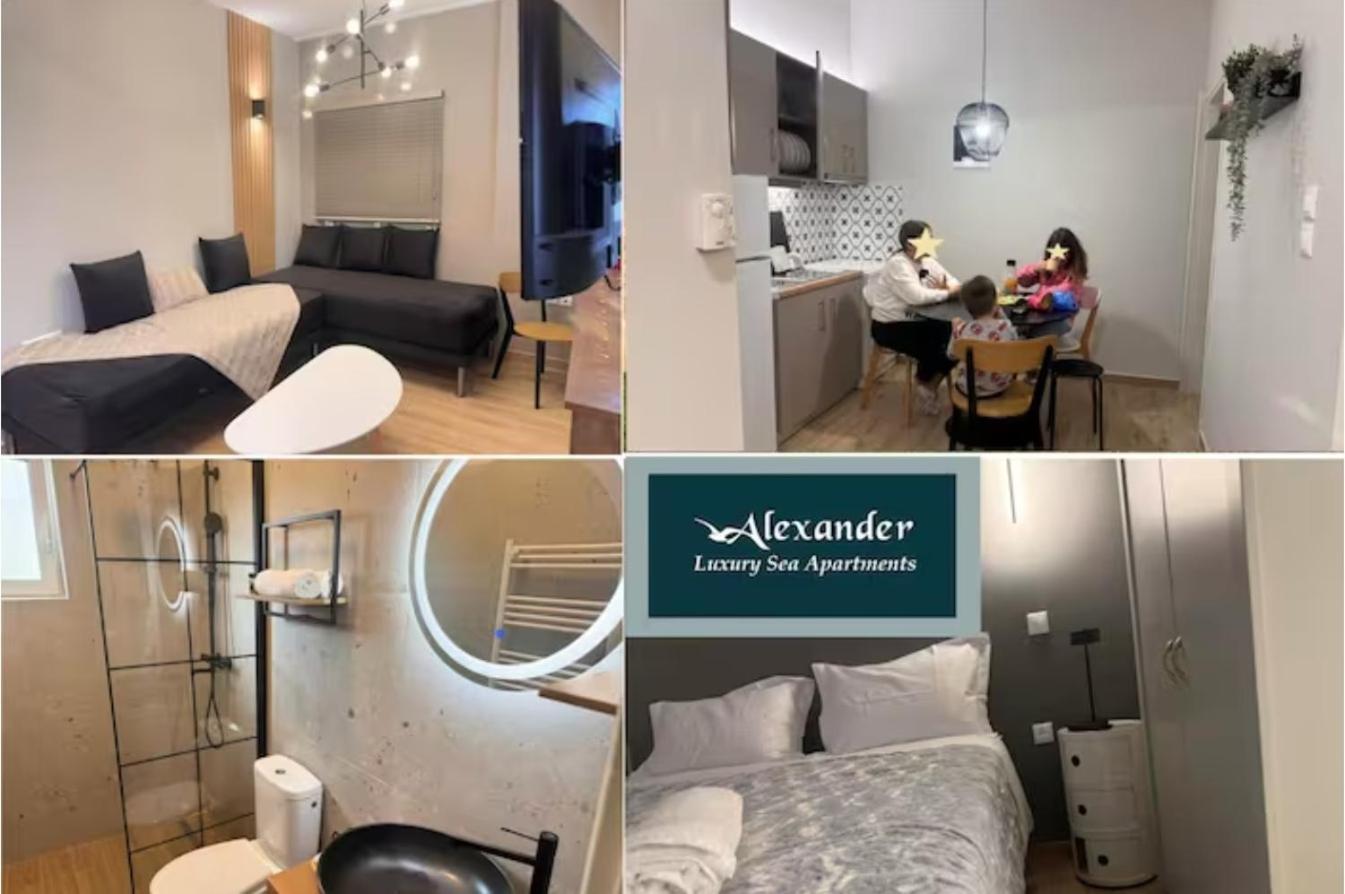 Alexander Luxury Sea Apartments Néa Khilí Buitenkant foto